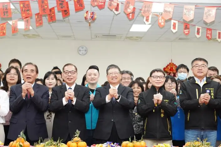 楊文科任期最後一次新春團拜!宣示「不懼困難」拚縣政,揭竹縣府人事調整內幕