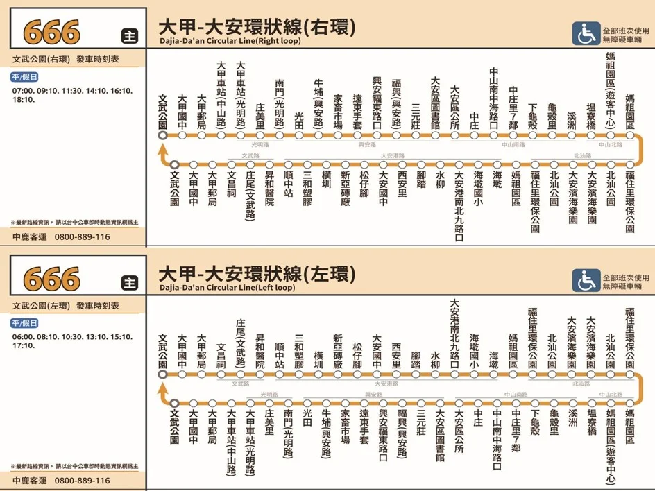 搭公車看18層樓高海線新地標！666路「大甲大安環狀線」10/1正式上路