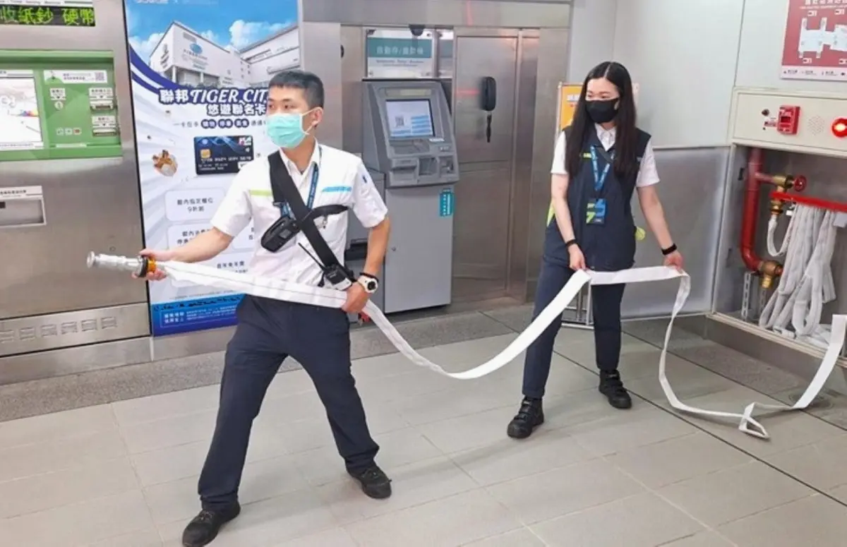 台中捷運安全總體檢!綠線全線完成消防演練,強化旅客疏散SOP