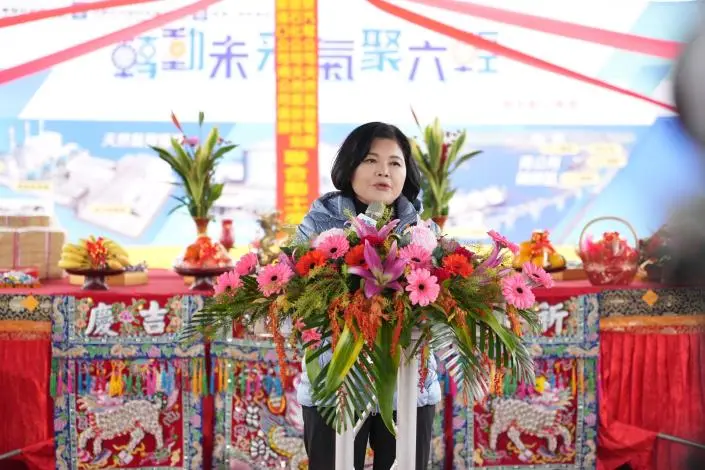 麥寮南公用碼頭動工！張麗善：雲林港口經濟新時代來臨