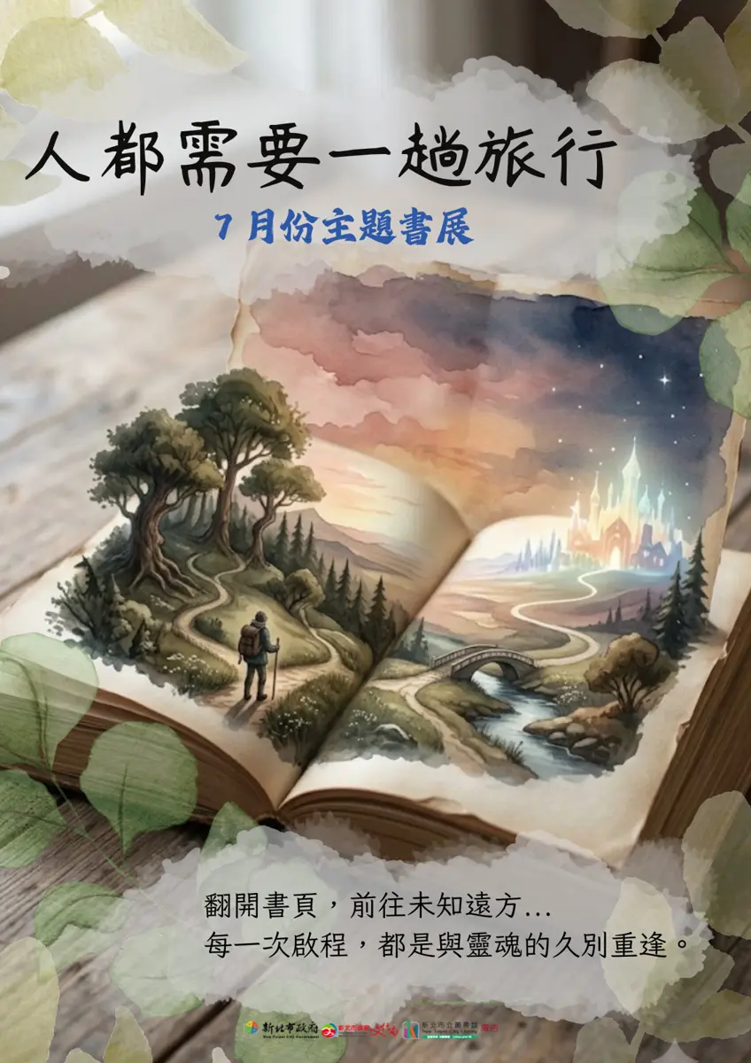 暑假閱讀趣！八里分館7月雙主題書展 帶你探索科學與遠方