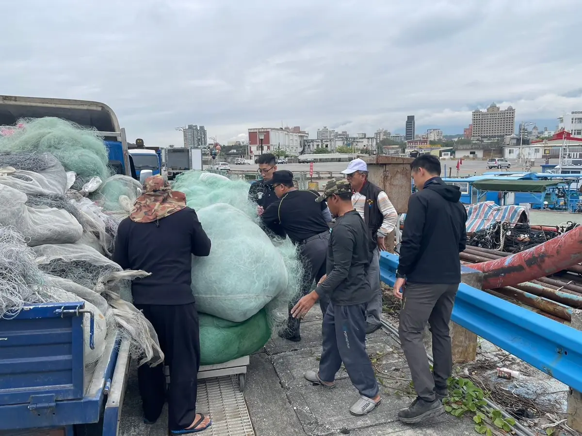 海廢變黃金:花蓮推廢魚網回收