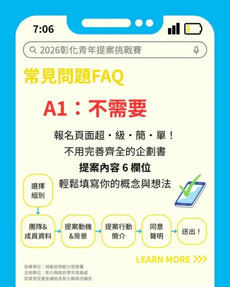 圖片來源:彰化縣政府青年發展處