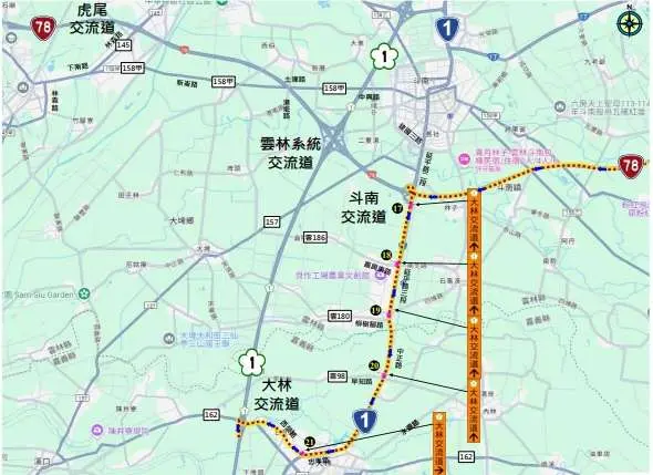 國道1號雲林段南下夜間封閉!5/18起連3晚 替代路線一次看懂