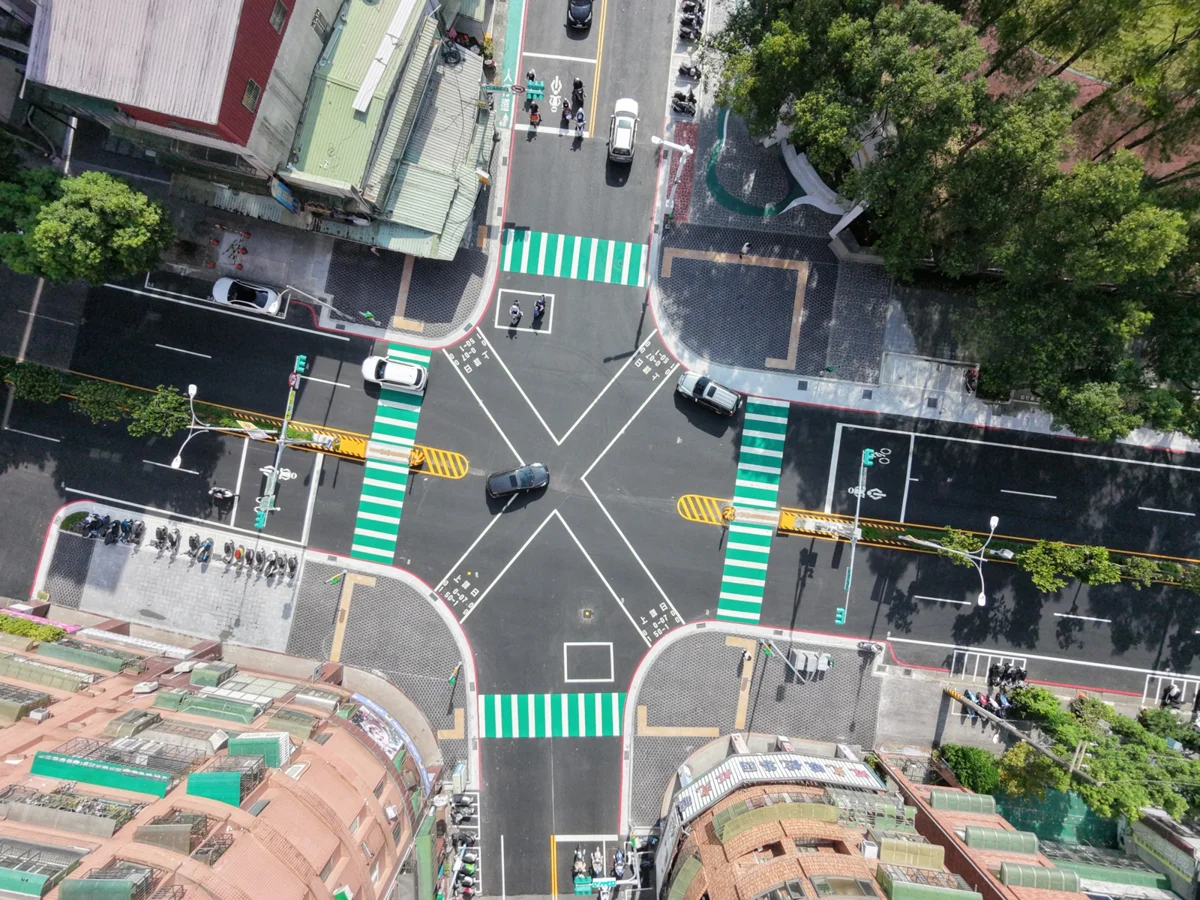 新北通學廊道「8年百校」達標!三峽安溪國中安心上學路大公開