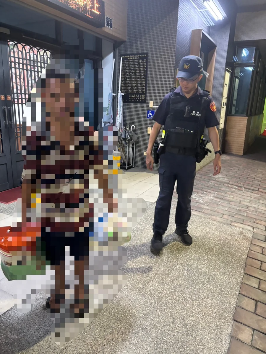永靖男半夜拜拜迷路!徒步狂走至田中力竭 暖警供餐護送返家