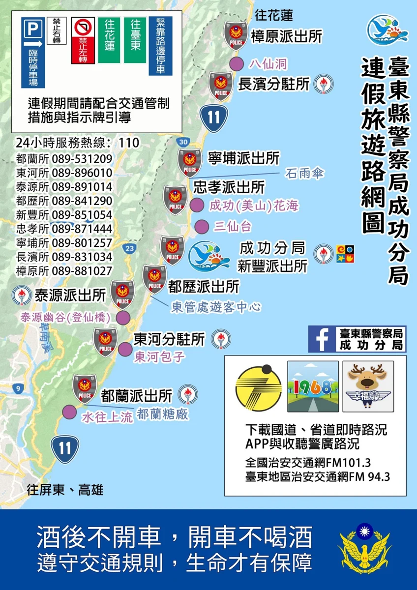 2026光復節連假出遊必看!臺11線5大易塞景點交通疏導攻略