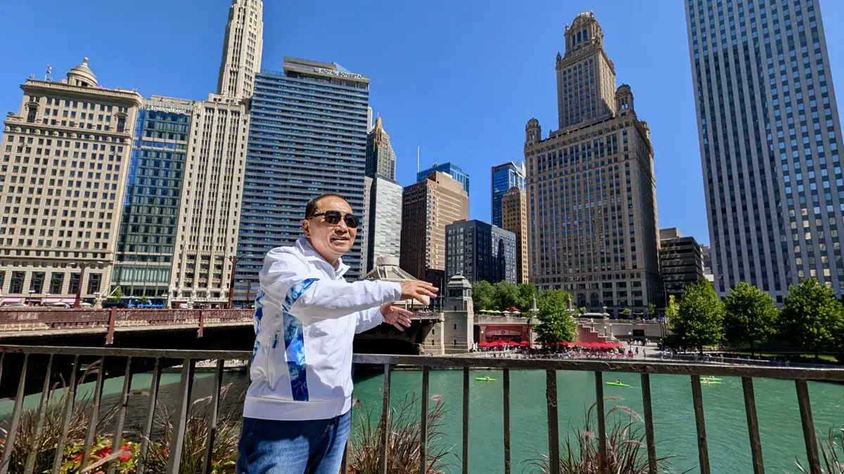 借鏡芝加哥Riverwalk經驗!侯友宜率團考察 打造新北絕美水岸觀光