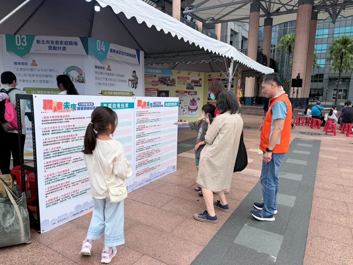 新北職訓成果展2026盛大登場!4大免費體驗與施政投票牆亮點全公開