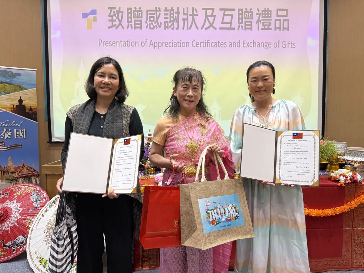 泰國風情搬進北市府!公訓處「探索國際村」帶公務員體驗道地泰文化