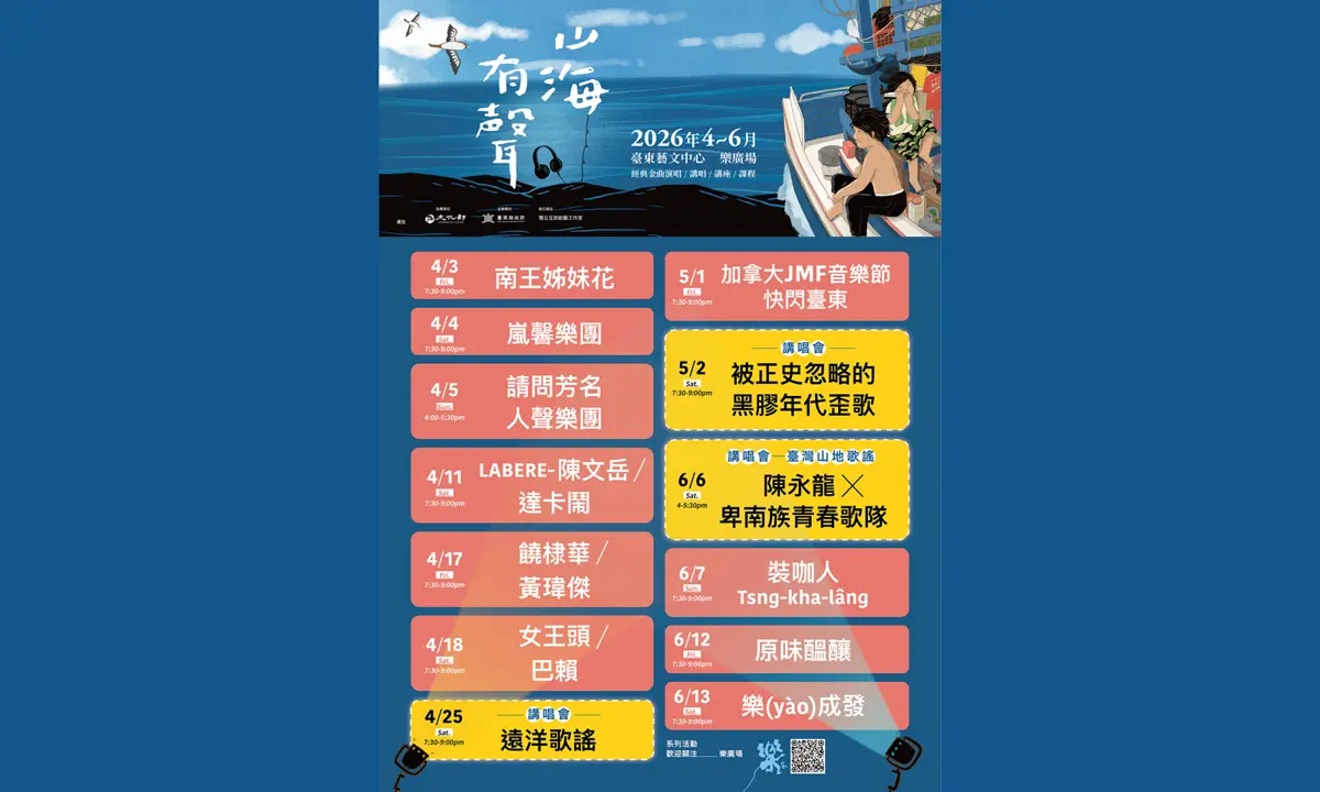 圖片來源:台東藝文平台-藝文活動