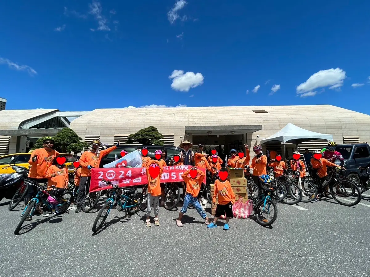 從6歲到80歲!育幼院單車環島隊挑戰自我 富里鄉長江東成熱情款待單車環島勇士
