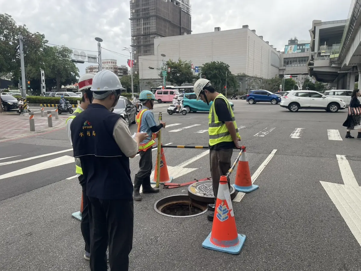 台中人注意!7月豪雨淹水惡夢怕重演?水利局急查5大易淹水路口防汛