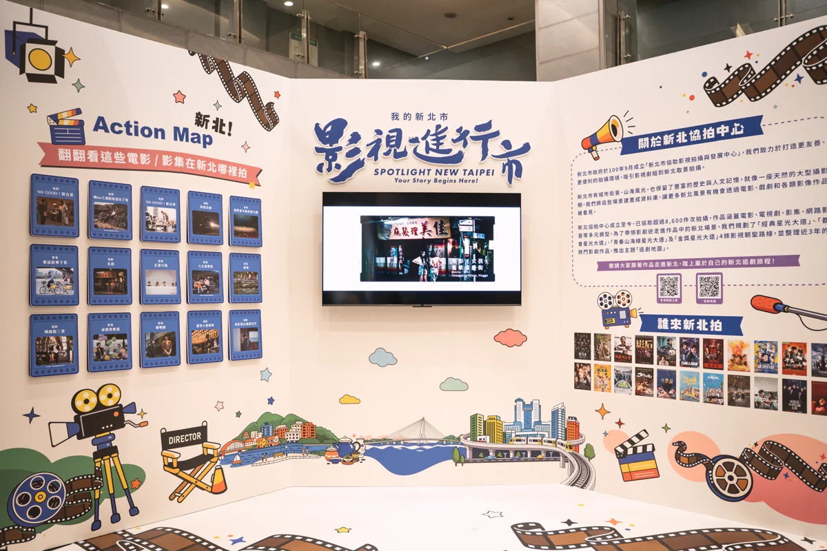 影迷必來!「新北Action!」主題展覽市府大廳登場 打卡再抽限量好禮