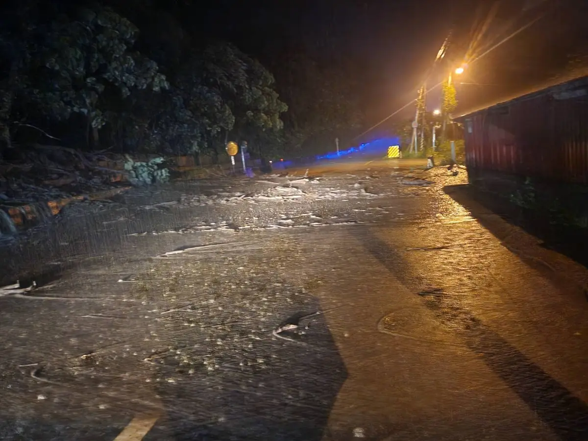 大雨引發土石流 蘇花公路崇德段暫時封閉 網友嘆:家中又淹水