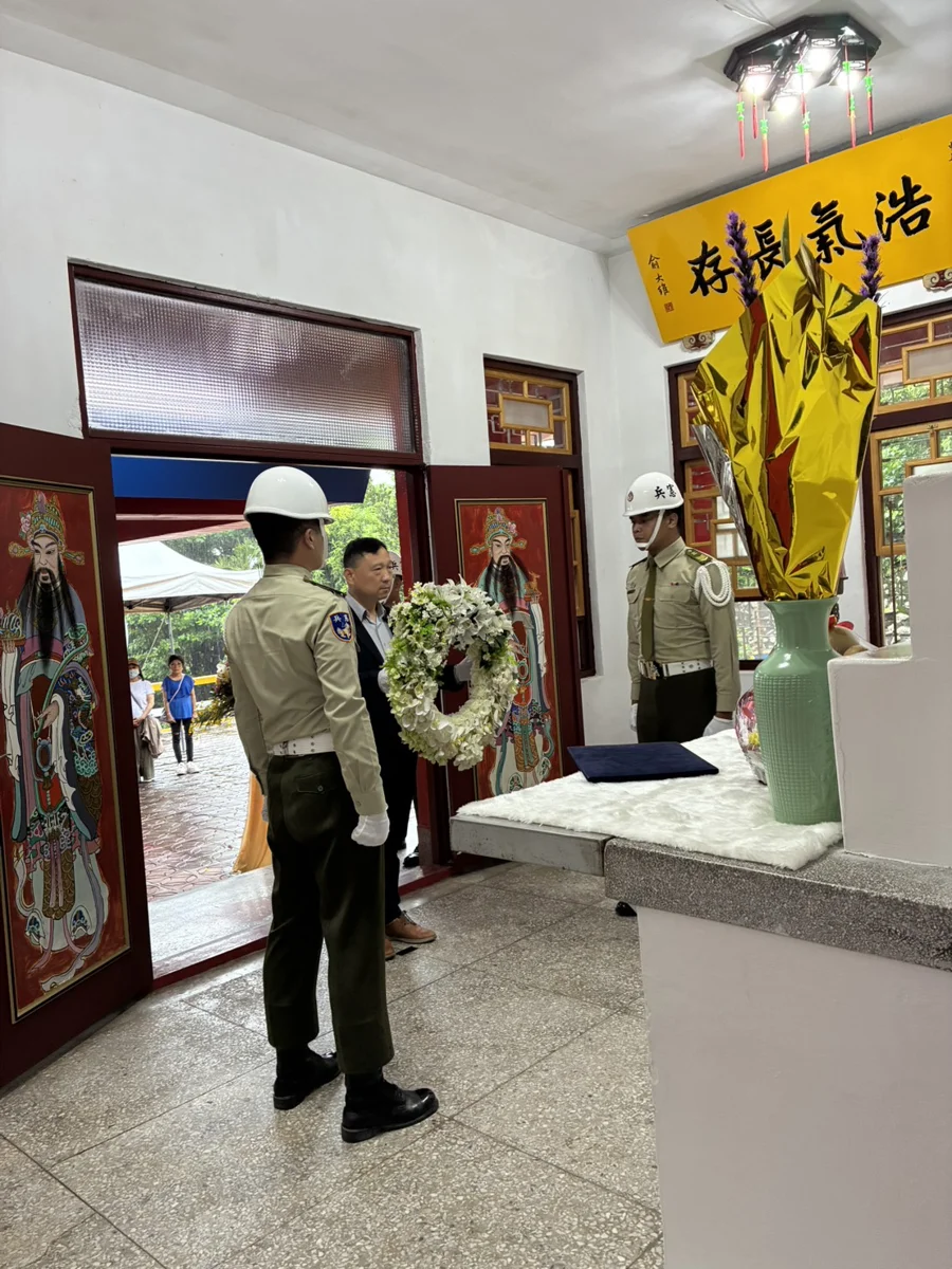 臺東縣秋祭大典莊嚴登場 副縣長王志輝率各界緬懷忠烈英靈