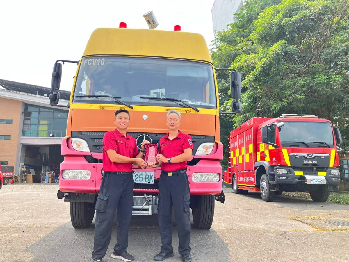 台南消防爭光!參加全國救災指揮通信平臺車操作競賽勇奪優勝第1名