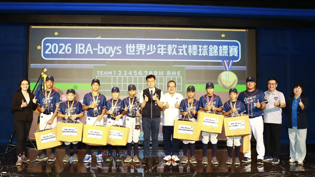 台中市小將閃耀國際!狂掃20面獎牌 棒球雙冠再創佳績
