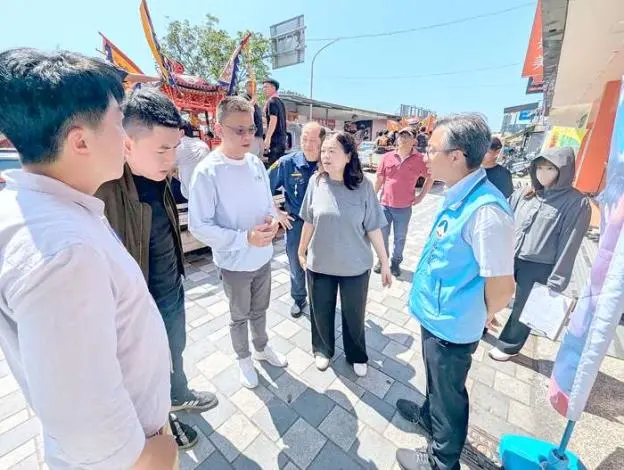 金城東門停車亂象有解!蔡其雍邀集會勘 爭設機車格活絡商圈