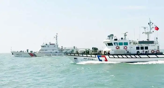 金門海域拉警報!中國海警船24小時內二度闖陣,我海巡「一對一」全程監控驅離
