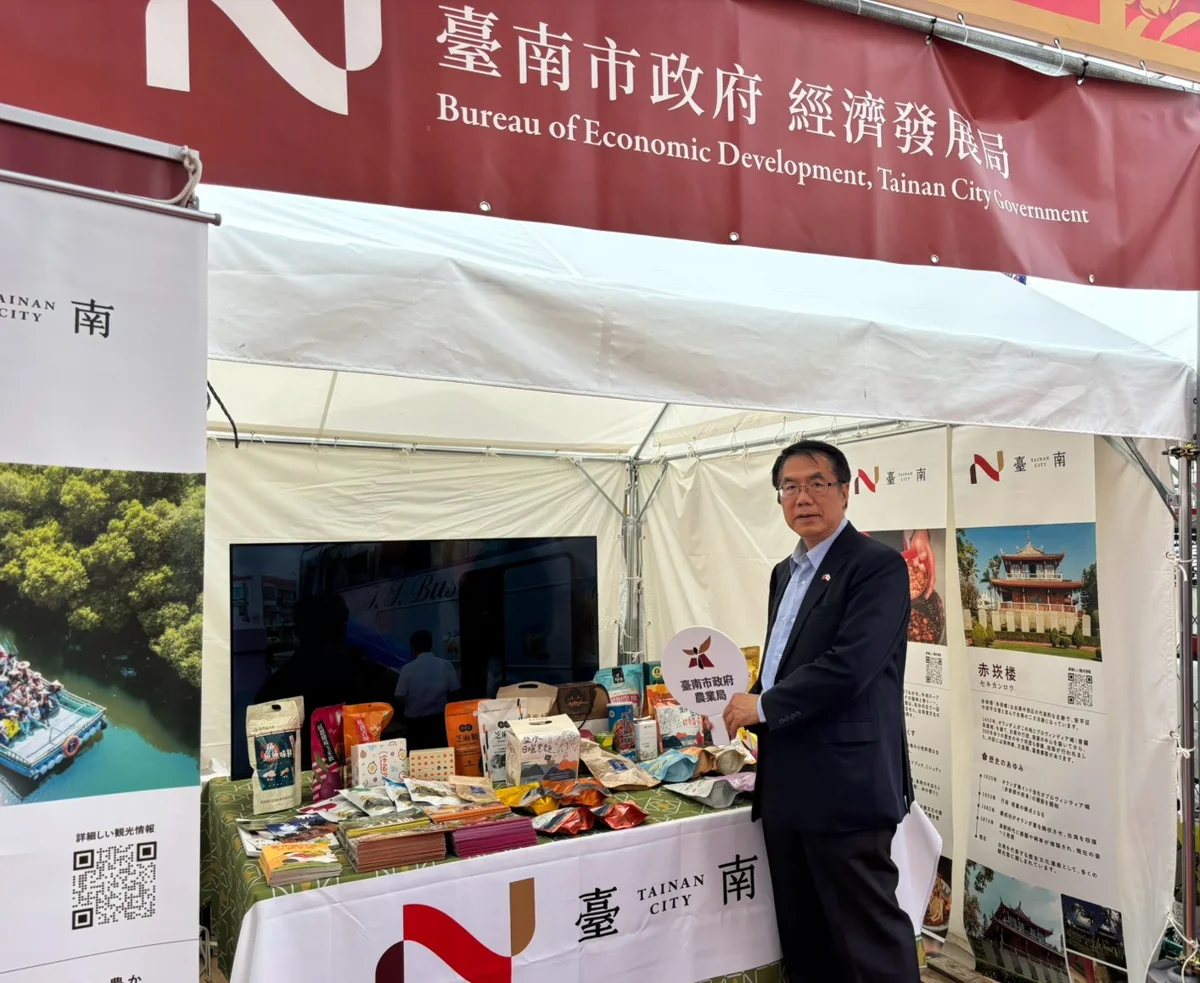 台南美食進攻日本關西！黃偉哲化身推銷員赴京都、奈良發試吃引人潮