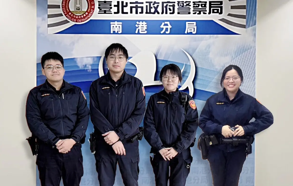 台北南港老翁寒夜迷途!警員「一神招」助他寫下回家路
