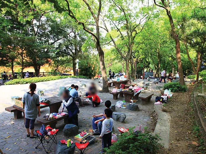 桃園市免費烤肉區!中秋節虎頭山公園等你來