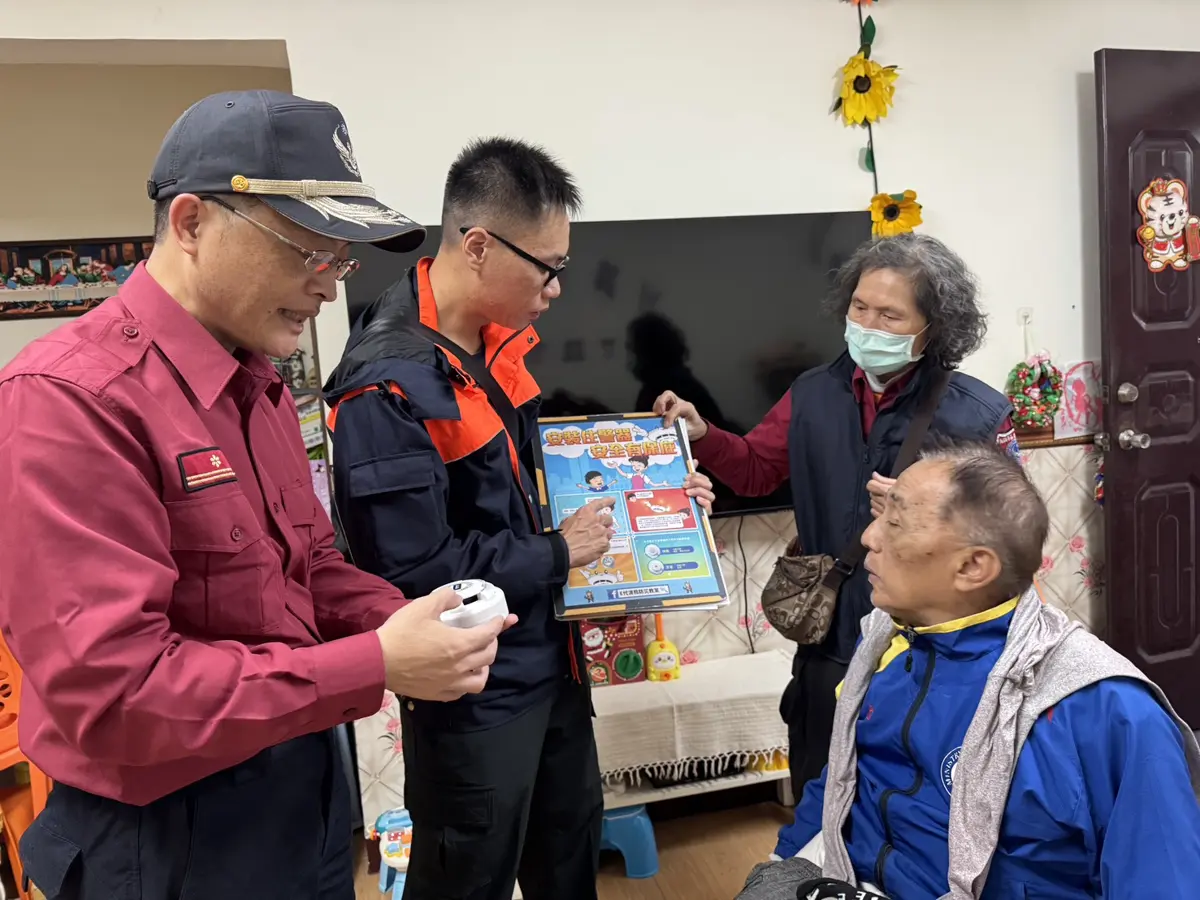 寒流來襲!高市消防急訪弱勢家庭,揭露冬季3大「隱形殺手」