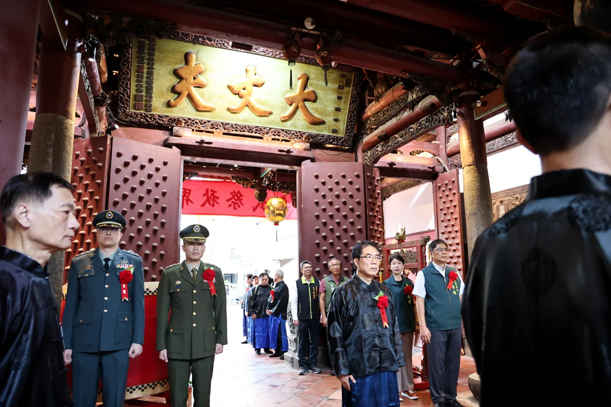 傳承忠孝節義!台南祀典武廟秋祭 黃偉哲循古禮主祭