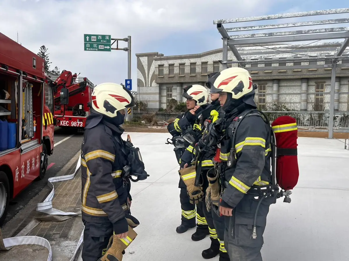 加油站驚傳火警?別慌!澎湖消防演練教你保命3步驟