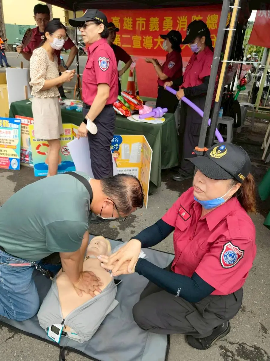 圖片來源:高雄市政府消防局-新聞稿