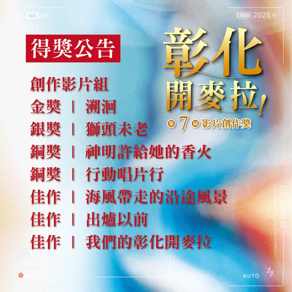 【得獎名單大公開】15件優秀作品出爐！用鏡頭看見最真實的彰化風景