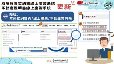 台中買中古屋注意!4/1起合約沒寫「這3樣」最高罰30萬 地政局線上系統免費產製