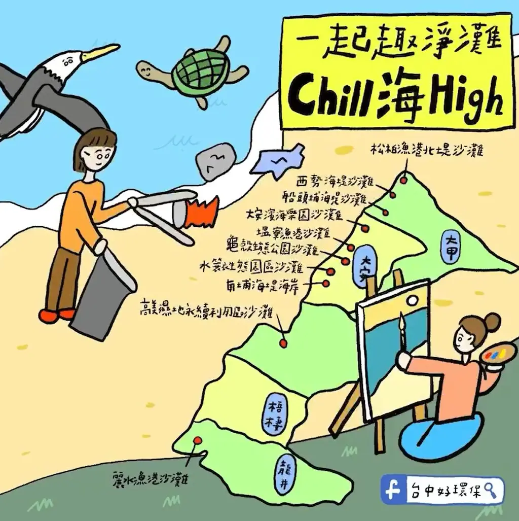 台中淨灘成果超狂!6年清出262噸垃圾 企業民眾響應率100%
