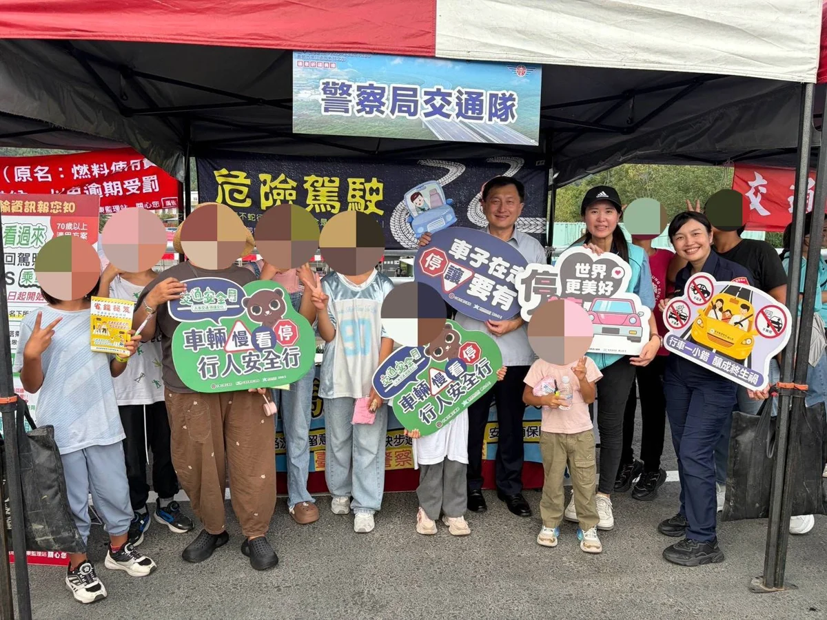 臺9線賓朗外環段正式通車！東警設攤宣導 點出「這路口」採車種分流