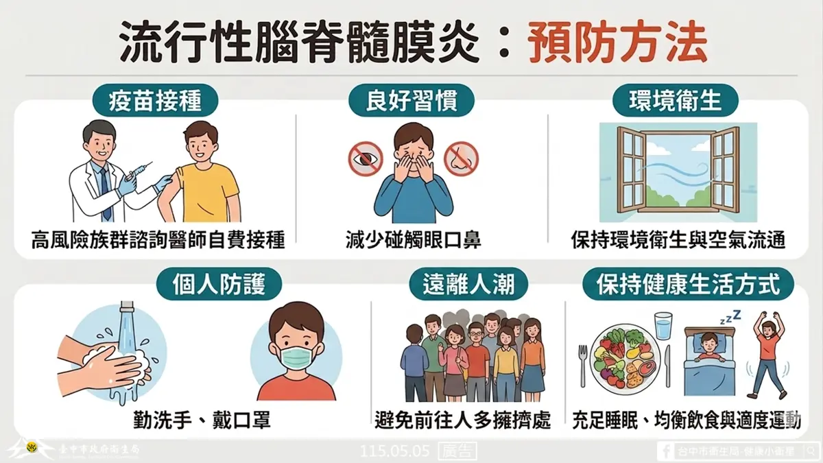 台中驚現「腦膜炎」!3旬男遊泰返台發燒確診 衛生局急籲:有這些症狀快就醫