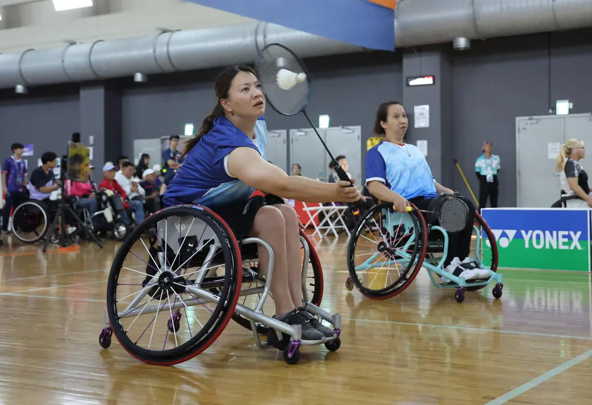 重返榮耀!帕運搭檔楊伊宸、胡光秋合體 2026全障運輪椅羽球女雙強勢奪金