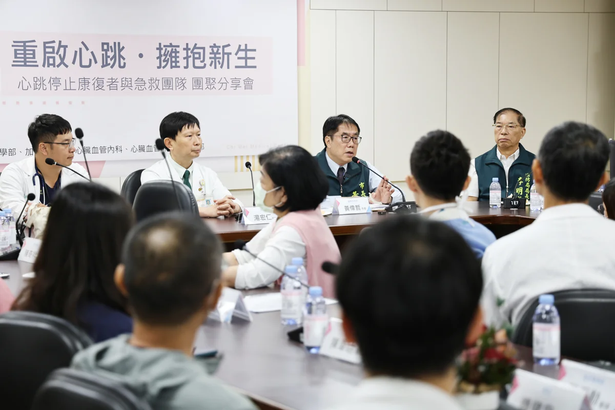 台南市急救成功率逼近4成!黃偉哲推「到院前輸血」再衝刺黃金救援