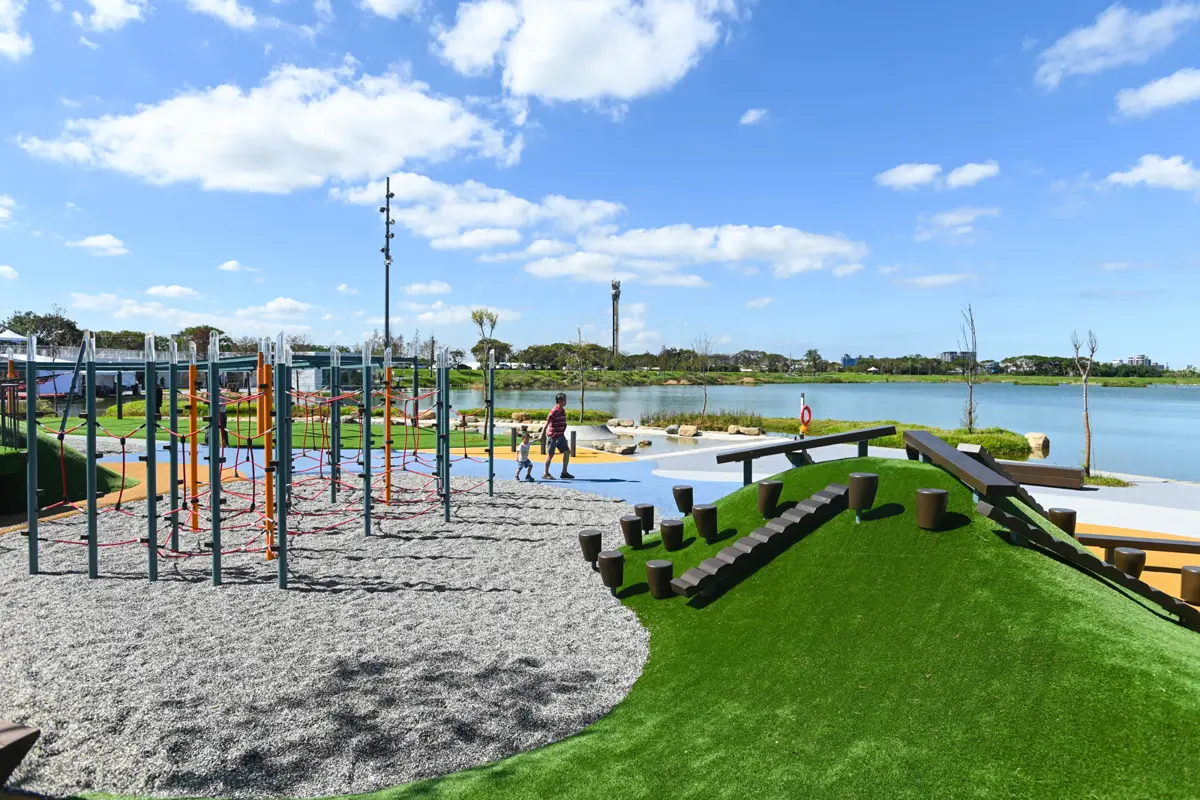 華興池公園啟用 打造大園居民新生活中心