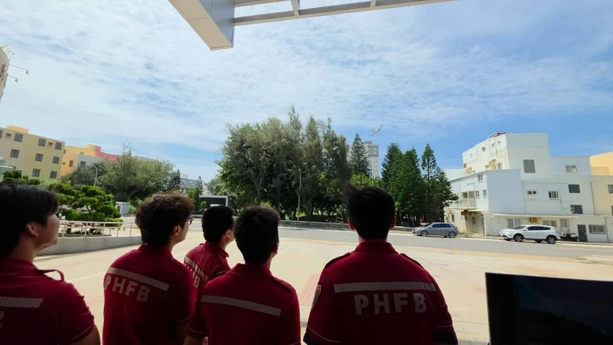 澎湖消防科技救災再升級!馬公分隊無人機實機操演強化陸海空戰力