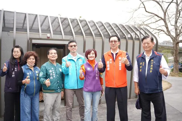 竹東生態公園新廁所啟用！主打「性別友善」設計，親子、長輩如廁更安心