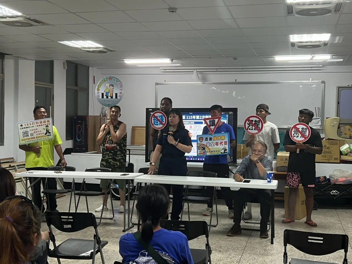 大武警深入魯加卡斯部落!防酒駕、反賄選雙管齊下護治安