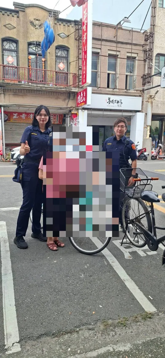 鹿港失智老翁騎車迷途!和興派出所暖警火速尋獲助返家