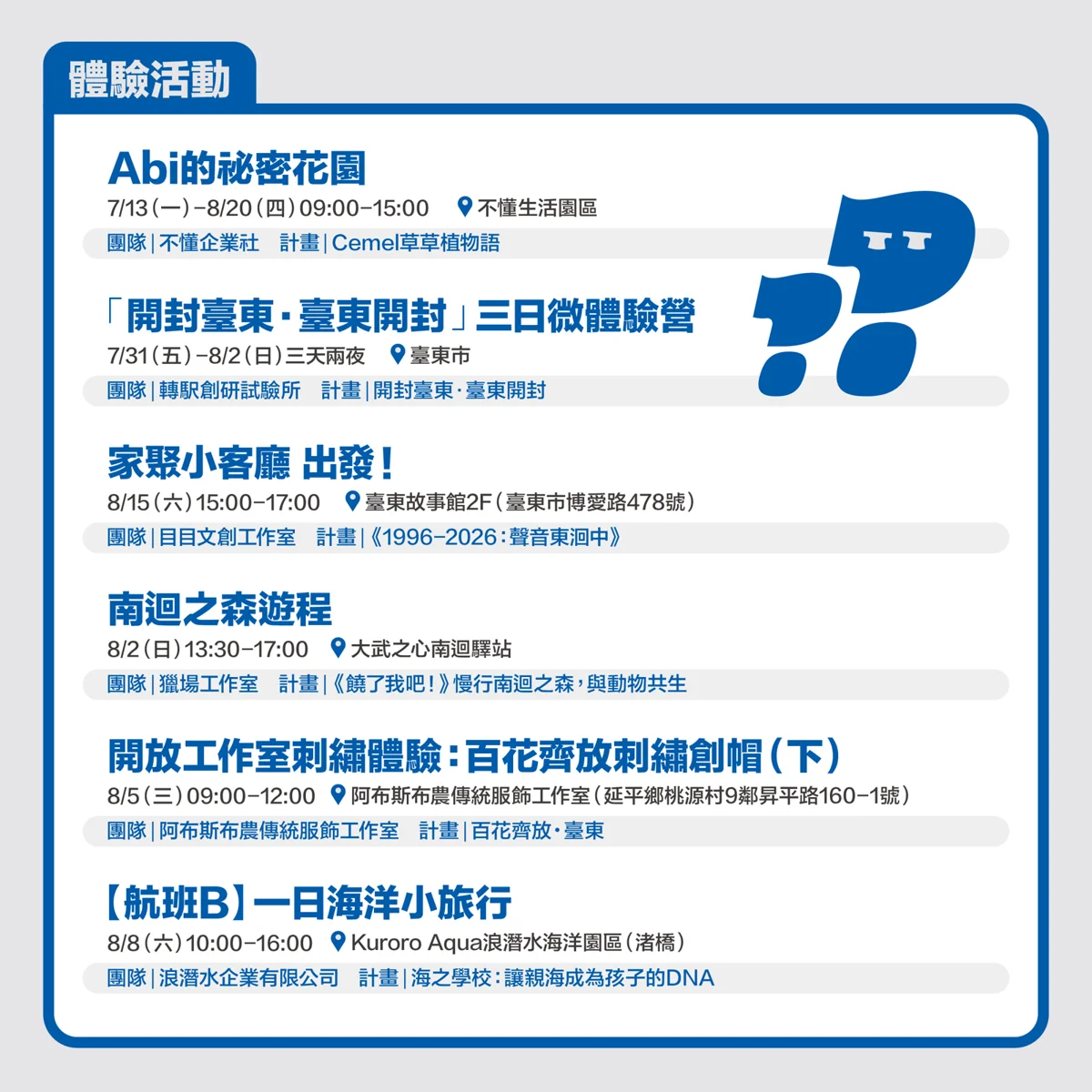圖片來源:台東藝文平台-藝文活動