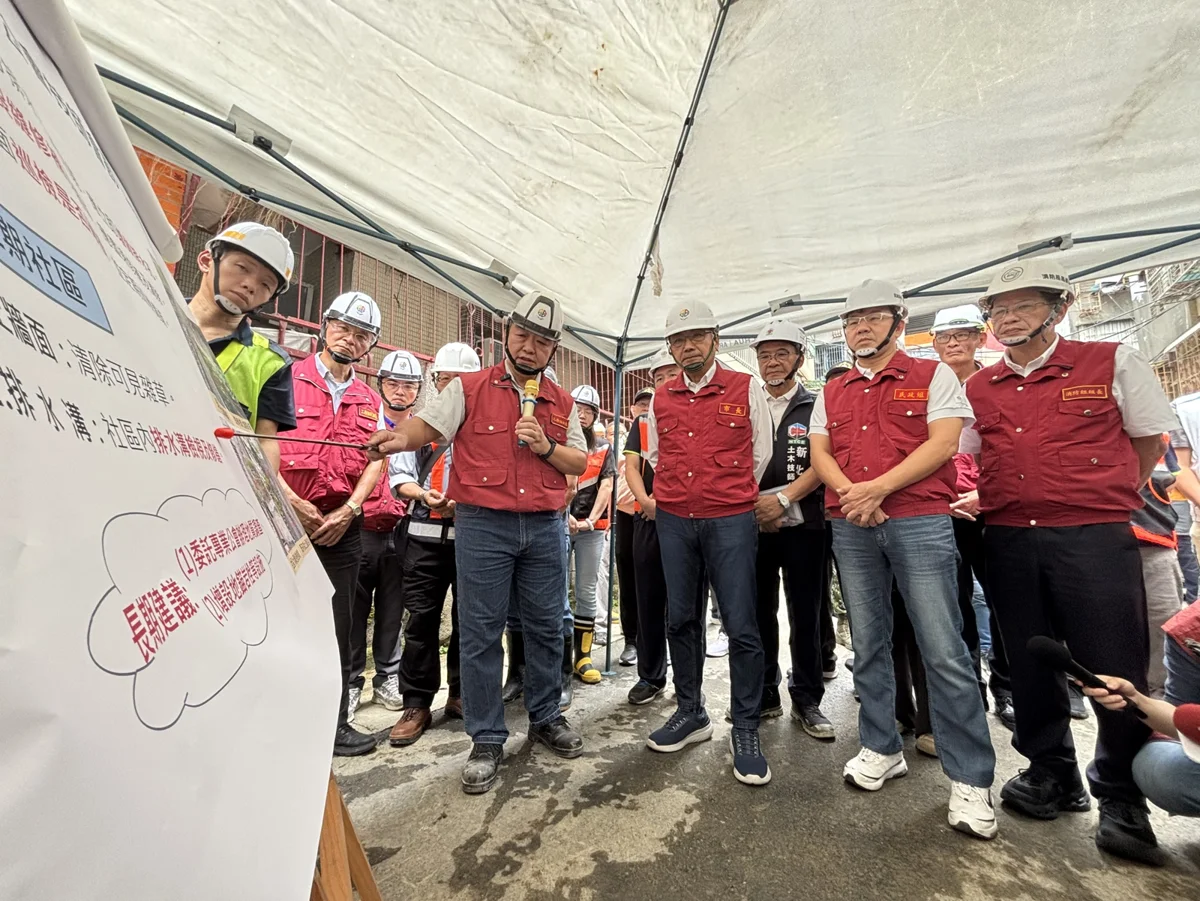 迎戰颱風季！侯友宜赴新店視察邊坡工程 確認烏來防救災整備