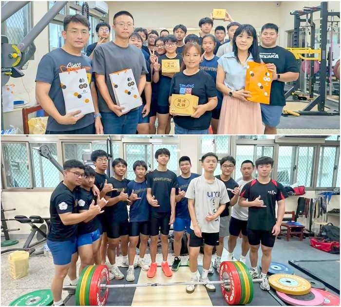 台南大內國中舉重隊跨海移地訓練!金沙國中熱情迎客以技會友