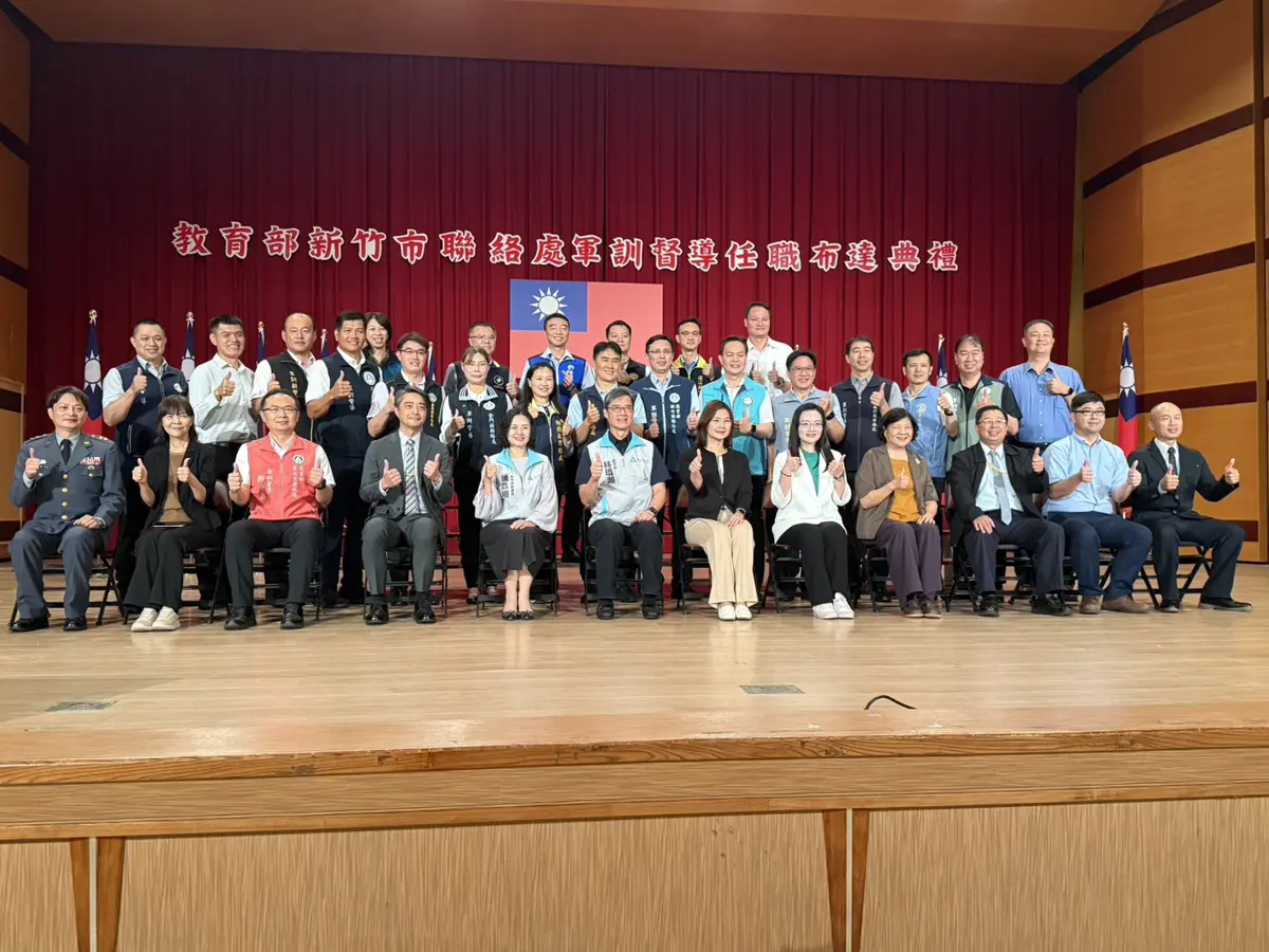強化竹市校園防護網!新任軍訓督導劉勁良正式履新