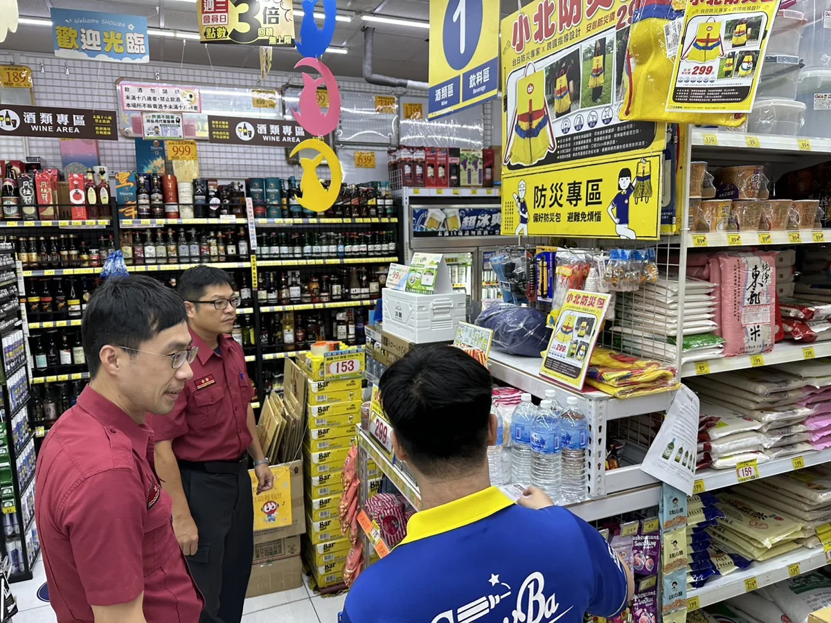 國家防災日將至！高雄新興消防分隊攜手小北百貨設「防災專區」