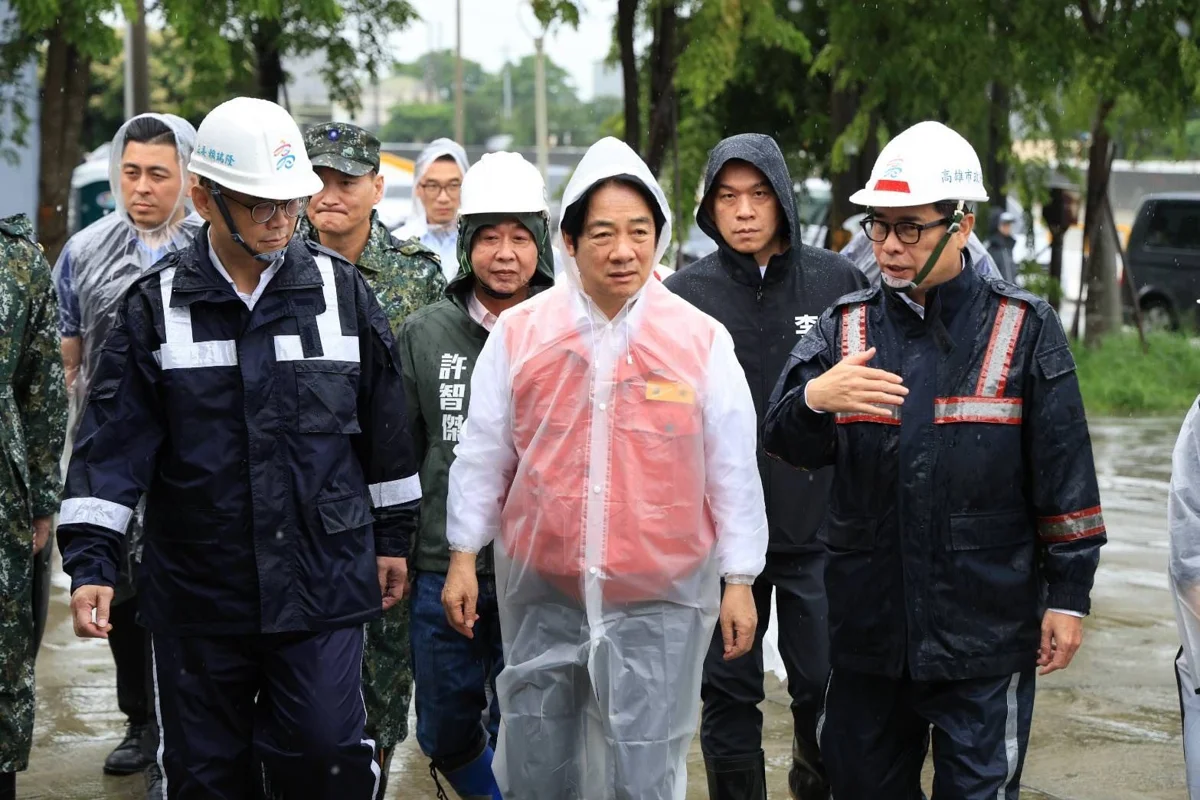 超大豪雨狂炸高雄！賴清德視察治水工程 陳其邁爭取中央力挺防洪計畫