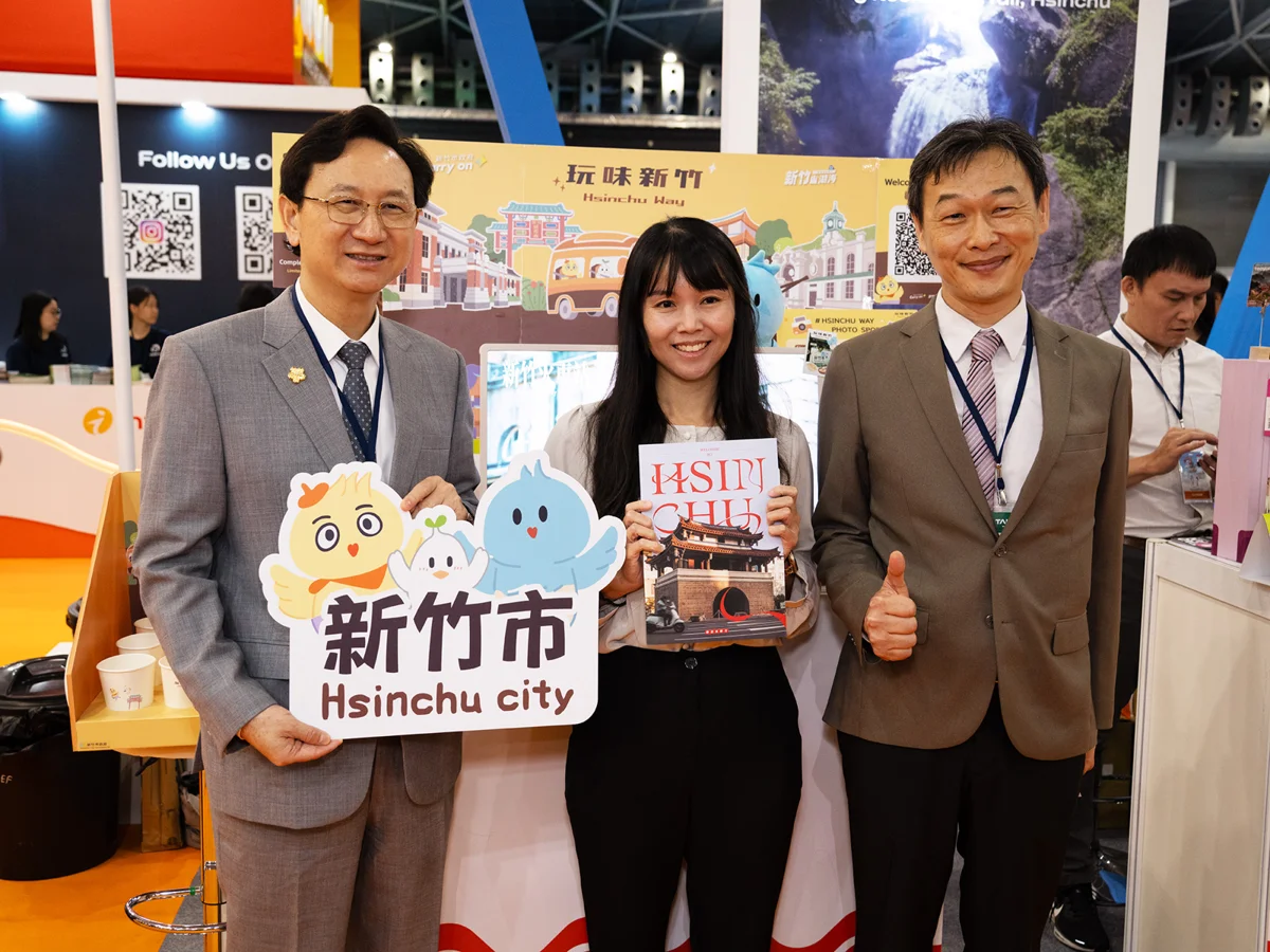 玩味新竹前進新加坡旅展！高虹安推「做摃丸湯」遊戲搶攻自由行客群